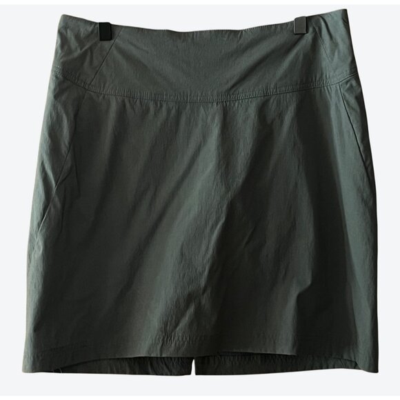 Royal Robbins Dresses & Skirts - Royal Robbins Women's Size 8 Gray Unlined Casual Nylon Blend Hiking Skirt Waist